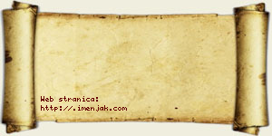 Miljana Kovačević vizit kartica